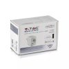 V-TAC Smart Home beltéri WiFi okos konnektor dugalj, USB töltővel - 8416