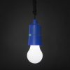 Húzókapcsolós elemes LED lámpa - világoskék