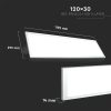 V-TAC 29W meleg fehér LED panel 120 x 30cm, 137 Lm/W - 216256