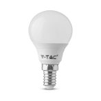   V-TAC PRO 7W E14 természetes fehér P45 LED lámpa izzó - SAMSUNG chip - 864