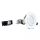 V-TAC GU10 LED spot égő fehér kerettel 3 db/csomag 5W hideg fehér 110° - SKU 8883
