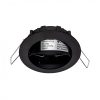 V-TAC billenthető beépíthető fekete spot lámpa keret, lámpatest - 8955