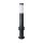 V-TAC fekete kültéri, kerti állólámpa 60 cm, mozgásérzékelővel, E27 foglalalattal, 2 dugaljzattal - 8979