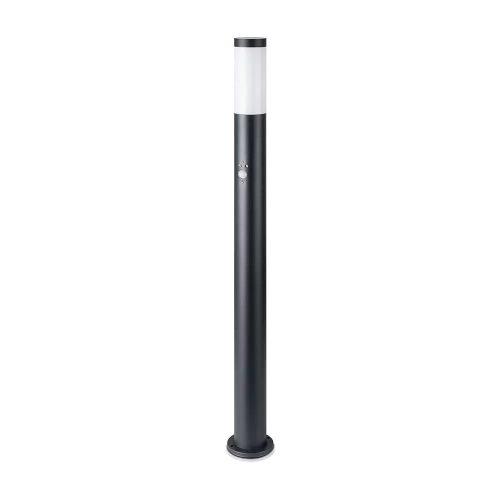 V-TAC fekete kültéri, kerti állólámpa 110 cm, mozgásérzékelővel, E27 foglalalattal IP44 - 8983