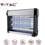   V-TAC elektromos rovarölő, szúnyogirtó - szúnyogriasztó UV lámpa, 2x15W - 11181