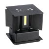 V-TAC fekete kültéri fali lámpa állítható fénysugárral - IP65, 11W, természetes fehér - 218530