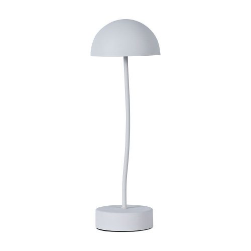 V-TAC 3W akkumulátoros asztali lámpa - Meleg fehér, fehér házzal - 23092