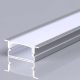 V-TAC süllyeszthető 26mm széles alumínium profil szett LED szalaghoz fehér fedlappal 2m - 23175