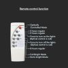 V-TAC napelemes lámpatest, 19cm, fekete és fehér házzal, meleg fehér - 23351