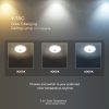 V-TAC mozgásérzékelős mennyezeti LED lámpa 12W - Samsung chip, állítható színhőmérséklettel - 23418