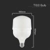 V-TAC 30W E27 T100 természetes fehér LED lámpa izzó, 107 Lm/W - 23570